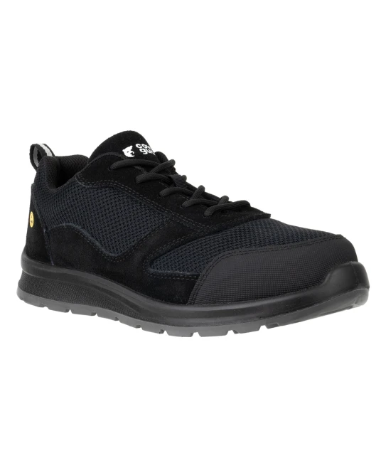 Pantofi de protectie S1P ESD, respirabili, negri